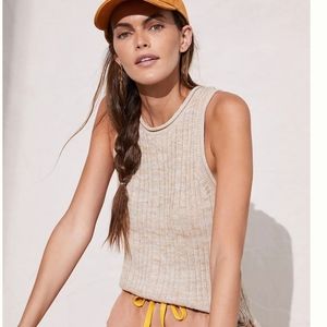 Anthropologie Pilcro Knit Tank Top sz XL